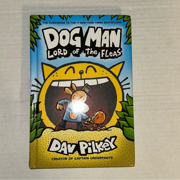 Dog Man Lord of the Fleas: a Graphic Novel #5 Hardcover - Picture 1 of 5